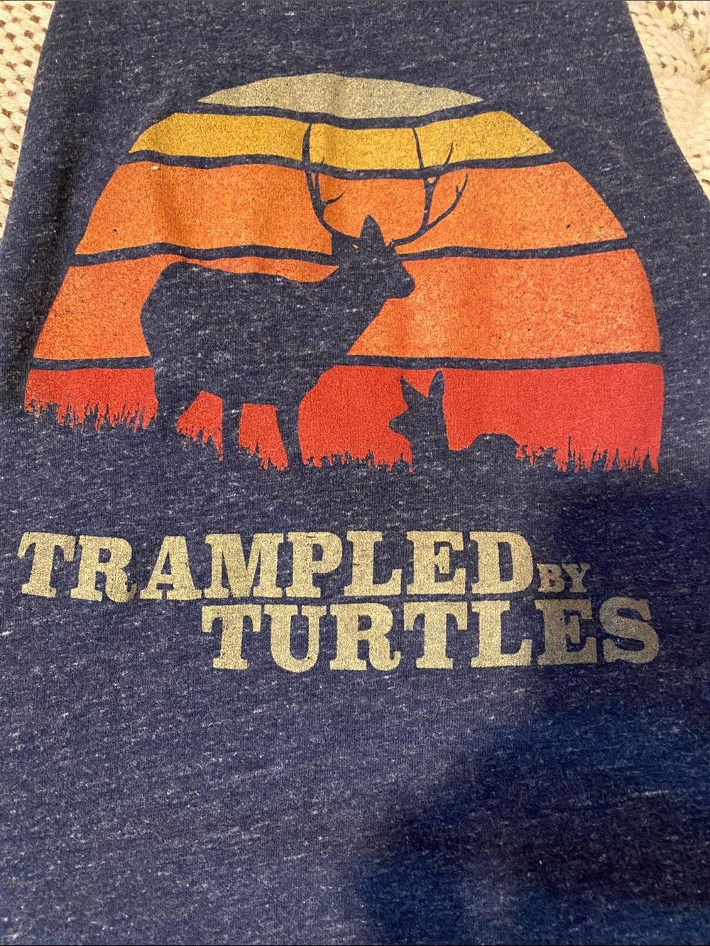 Navy Graphic Racerback Tank - Picture 3 of 3